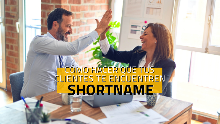 Utiliza la URL corta para que tus clientes te encuentren
