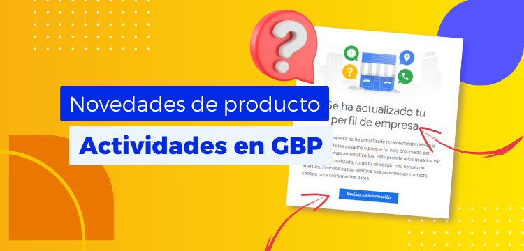 Actividades en Google Business Profile