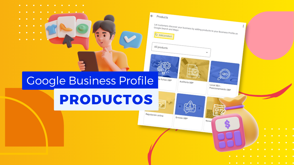 Productos en Google My Business